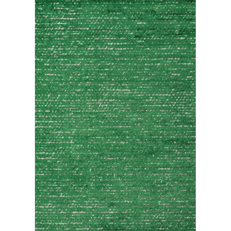Sakhi Solid Colour Hand Loom Indoor / Outdoor Area Rug, Rectangle 5'3" x 7'6"