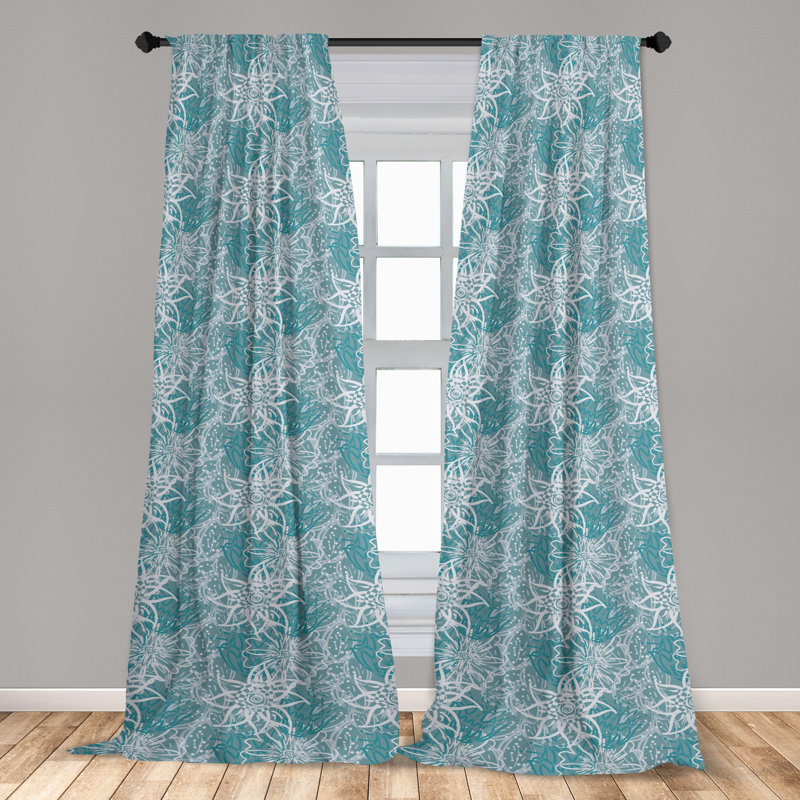 Semi Sheer Curtain Pair