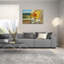  «Sunflowers By The Sea» par Danhui Nai, art mural en verre acrylique, 36 po x 24 po