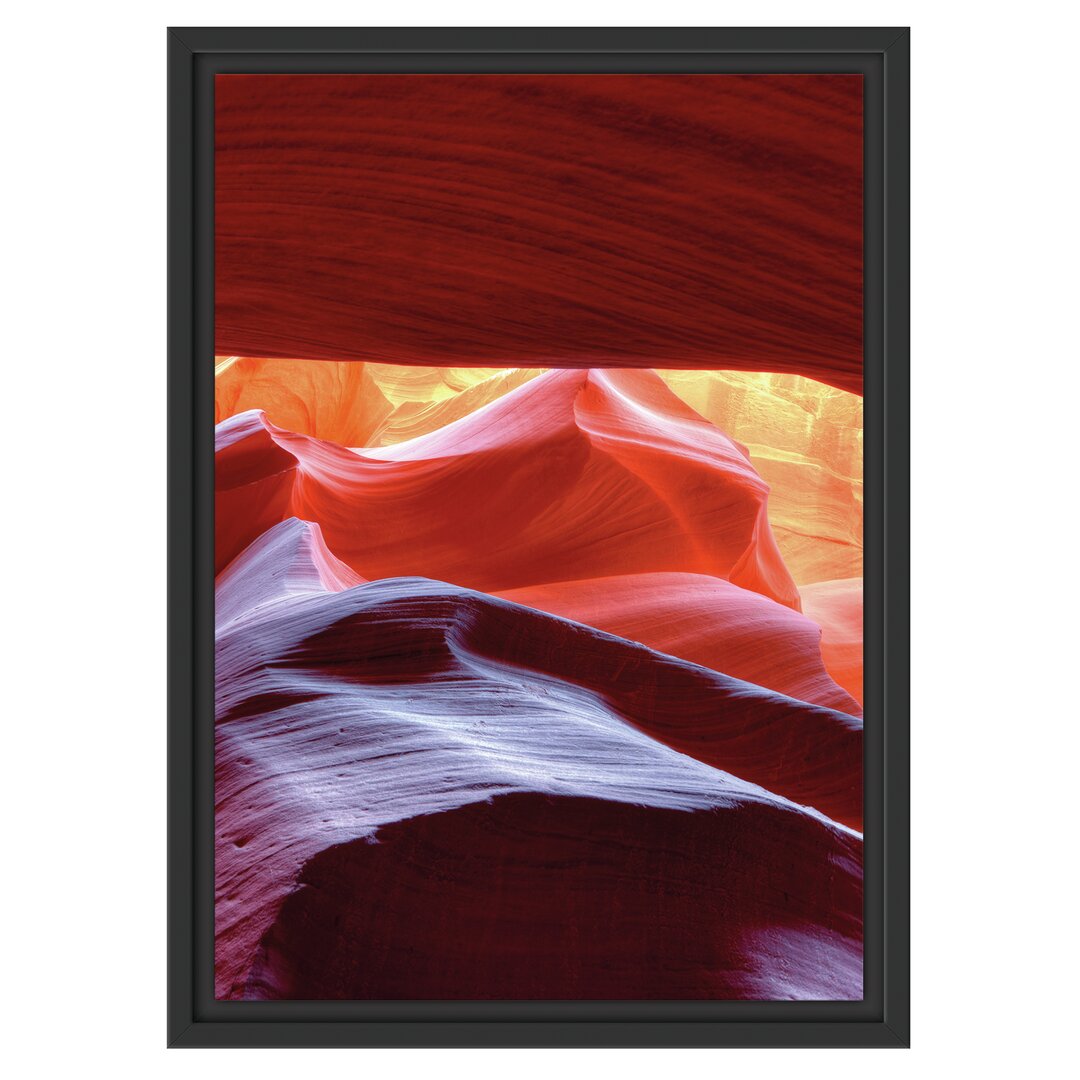 Gerahmtes Wandbild Antelope Canyon Arizona