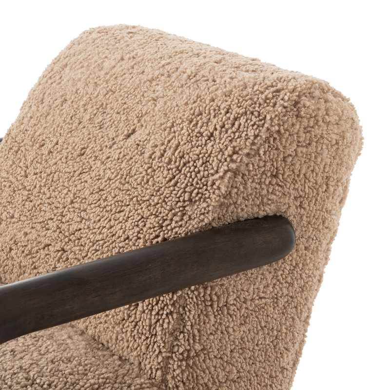 Aniston Chair, Andes Toast Polyester, Burnt Birch, Burnt Birch