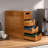 Coffee Pod Drawer Holder with Multi-Tier Compartments, Capsule Storage Organizer for Countertop, Universal Single-Serve Pod Rack with Non-Slip Design for Home Office Cafe