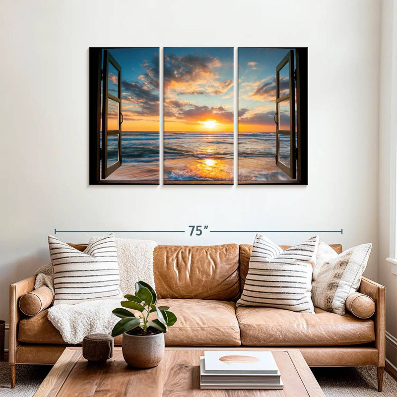 Gillard Window To Pacific Beach, 36" H x 57" W