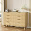 Commode Ã  8 tiroirs pour chambre Ã  coucher, commode en bois cannelÃ© pour chambre d'enfant, chambre de bÃ©bÃ©, entrÃ©e-1218200571
