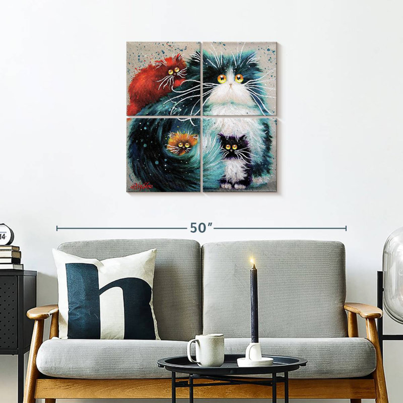 Brampt Purrenting, 26" H x 26" W