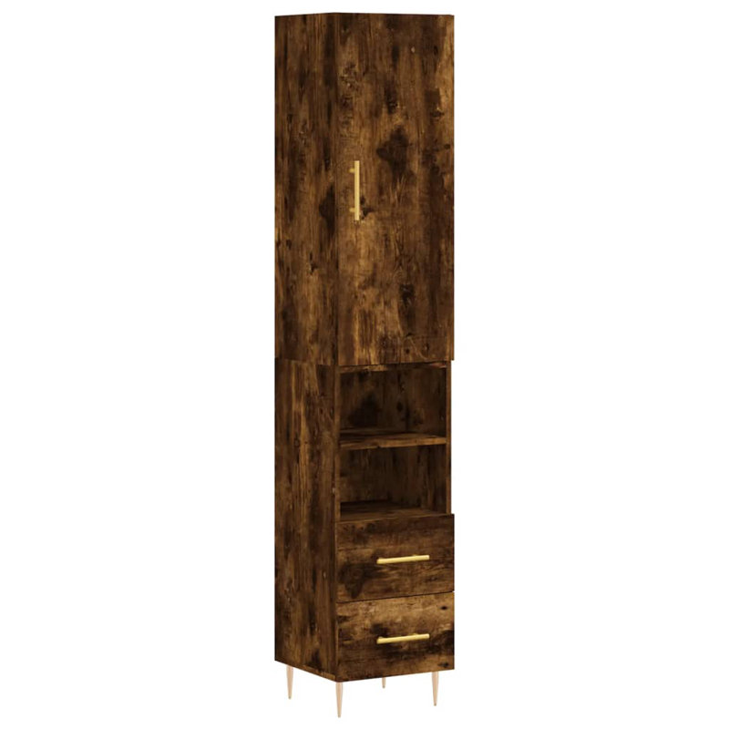 34.5cm Sideboard, Smoked Oak