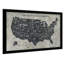 Carte grunge des États-Unis - impression-247094831-247094841