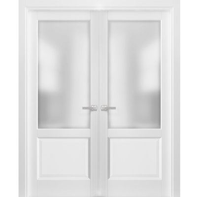 Portes françaises en verre givré Lucia