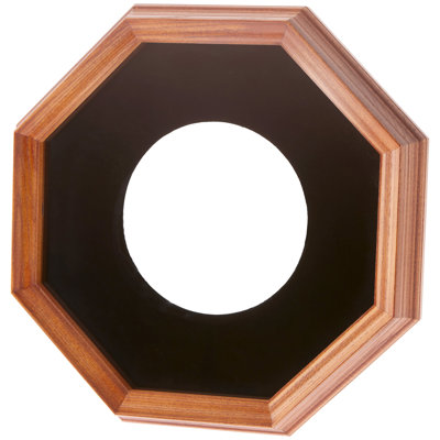 Red Barrel StudioÂ® Glass Front Oak Wall Mountable Plate Frame, 13"" H x 13"" W x 1.5"" D (For 8"" - 9.5"" Plates) -  Darby Home Co, 957164A3E9D94295BFBC8F17E236C374