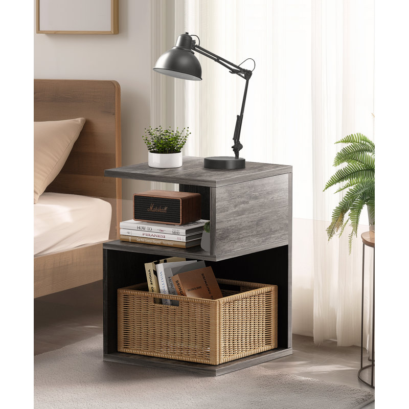22 Inch Z-Shape Small End Table