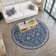 Tapis bleu marine Hoban