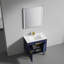 Meuble-lavabo simple autoportant 36 po avec lavabo en céramique Diannie - Armoire en bois, porte à fermeture en douceur, tablette réglable et pieds réglables-1123868530-1123868529