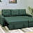 Convertible L-Shaped Sectional Sleeper Sofa Bed-928520535