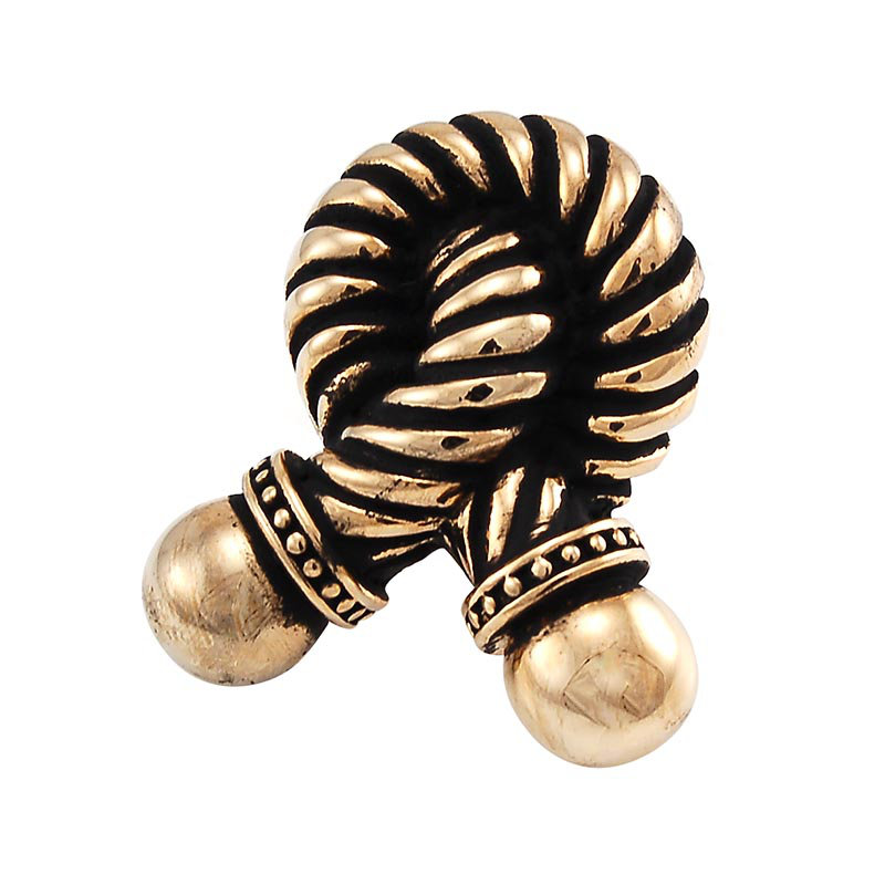 Equestre Novelty Knob, Antique Gold, 1.75" L x 1.5" W x 1" P