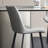Dining Chairs Faux Leather for Kitchen Dining Room, Comfortable Mid Century Modern Chair with Metal Legs, Upholstered Side Chair for Livingroom-1001225535-968941176