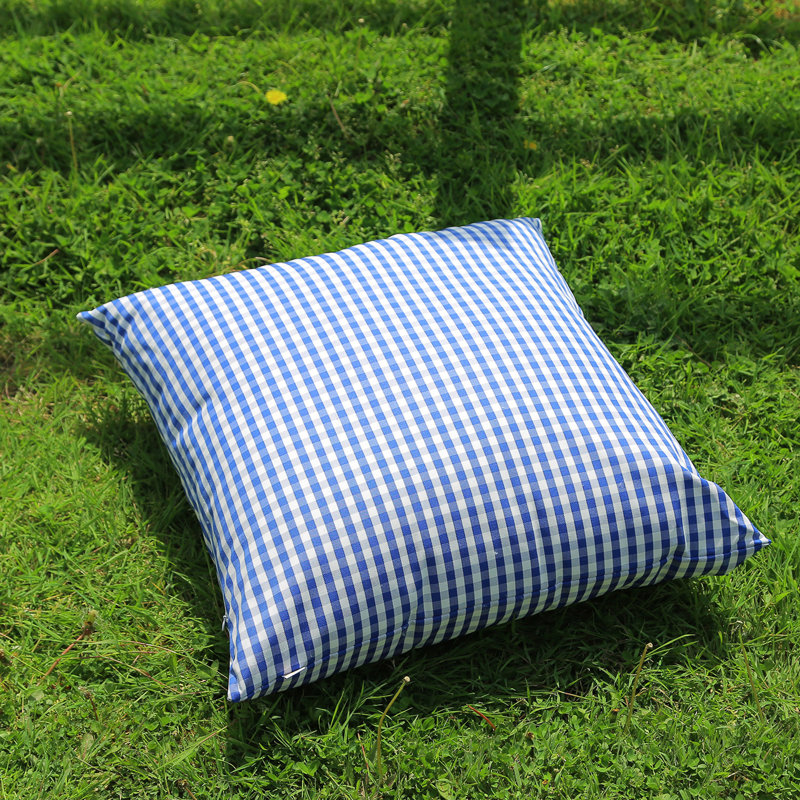 Housse et insert de coussin décoratif intérieur / extérieur en satin 100% djenkely