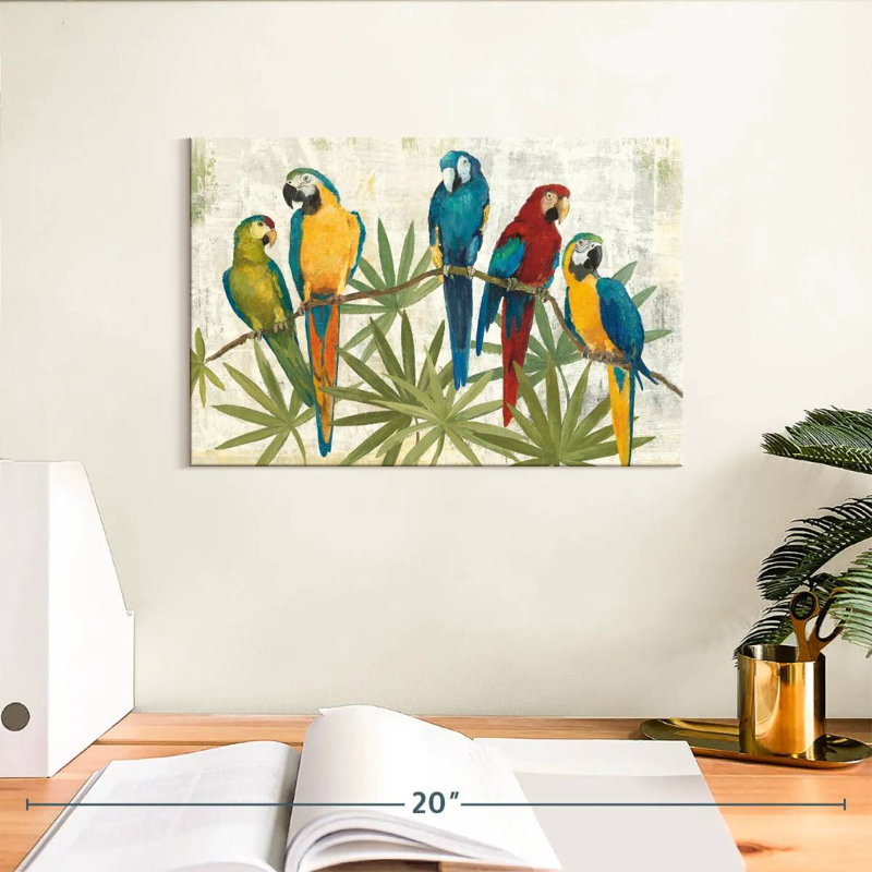 Brampt oiseaux d'une plume, H 8 po x l 12 po