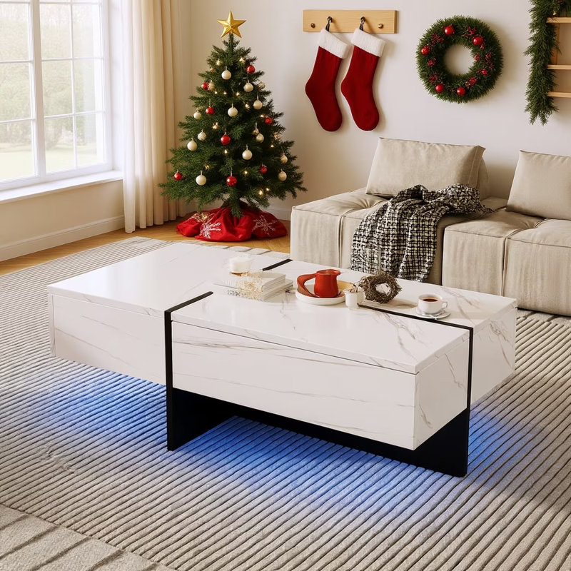 Frame Coffee Table with Storage