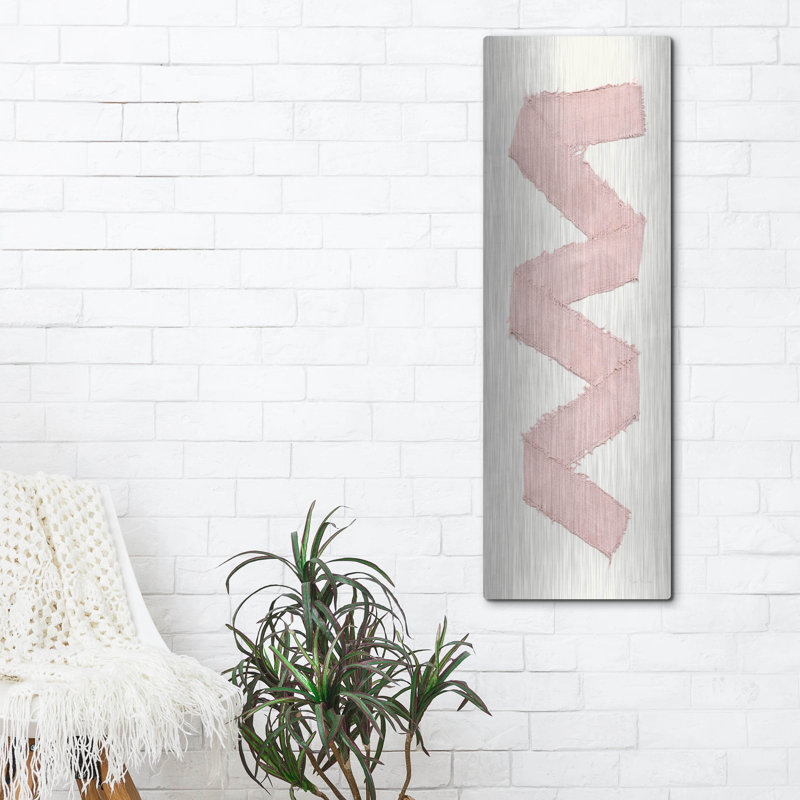 «Mesa Designs 1» par Piper Rhue, art mural en métal, 16 po x 48 po