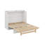 Lit escamotable double avec grand tiroir-420329642
