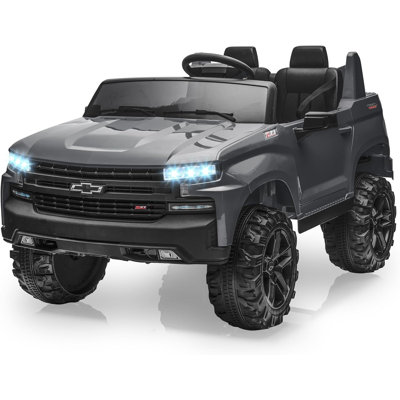 24V 2-Seater Kids Electric Ride-On Truck with Parent Remote, 4x Spring Suspension, 3 Speeds, MP3 Player & Wireless Music