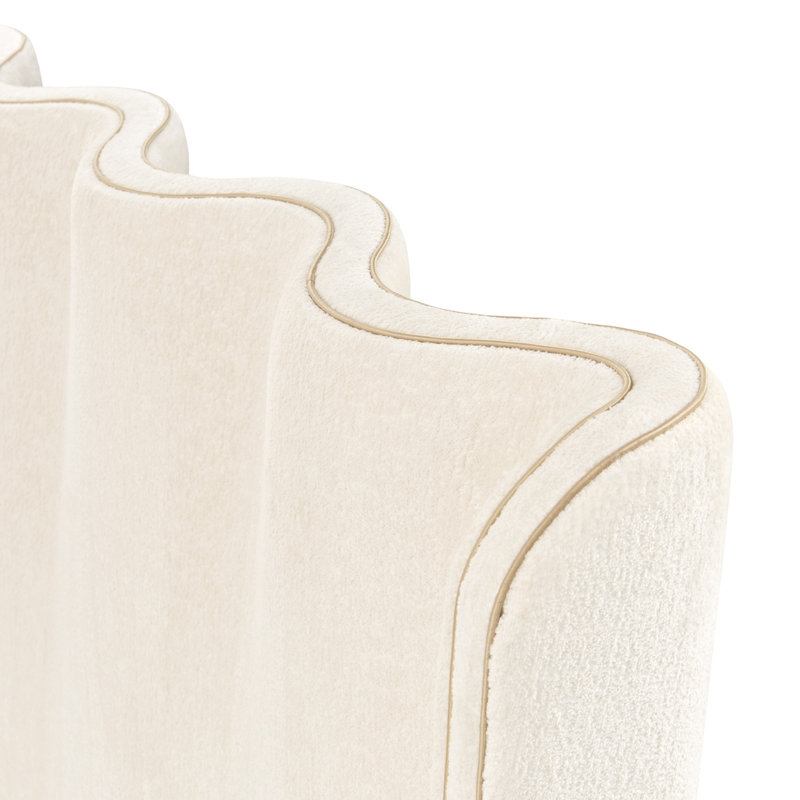 La Terrazza Panel Bed - Creamy Pearl, King