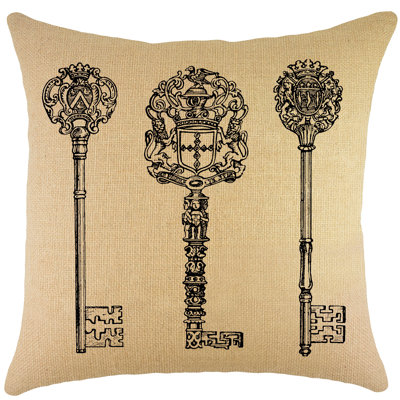 Key Throw Pillow