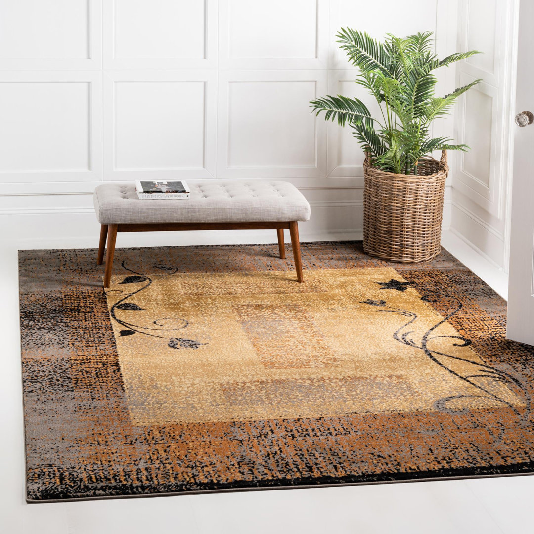 Apex Abstract Indoor Rug Red Barrel Studio® Rug 