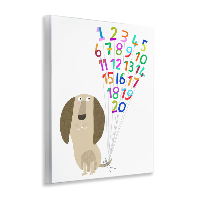 «Dog & Number Ballons» par Carla Daly