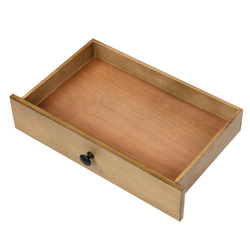 Range-chaussures avec siège et tiroirs rembourrés, banc de rangement polyvalent pour entrée (vieux pin)