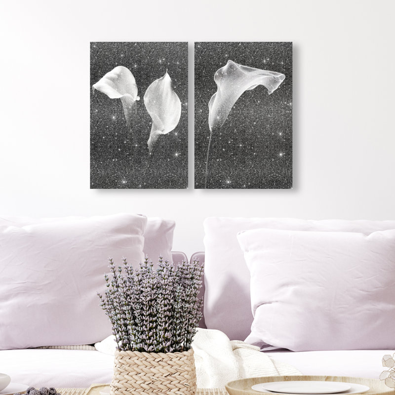 Calla Lily Set Set by Oliver Gal, 15" H x 10" W, Gallery Wrapped