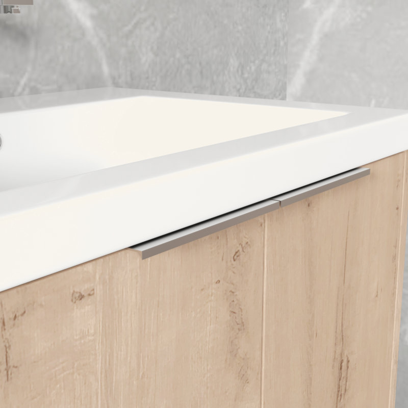 Meuble-lavabo mural 36 po avec lavabo et armoire latérale 36 po