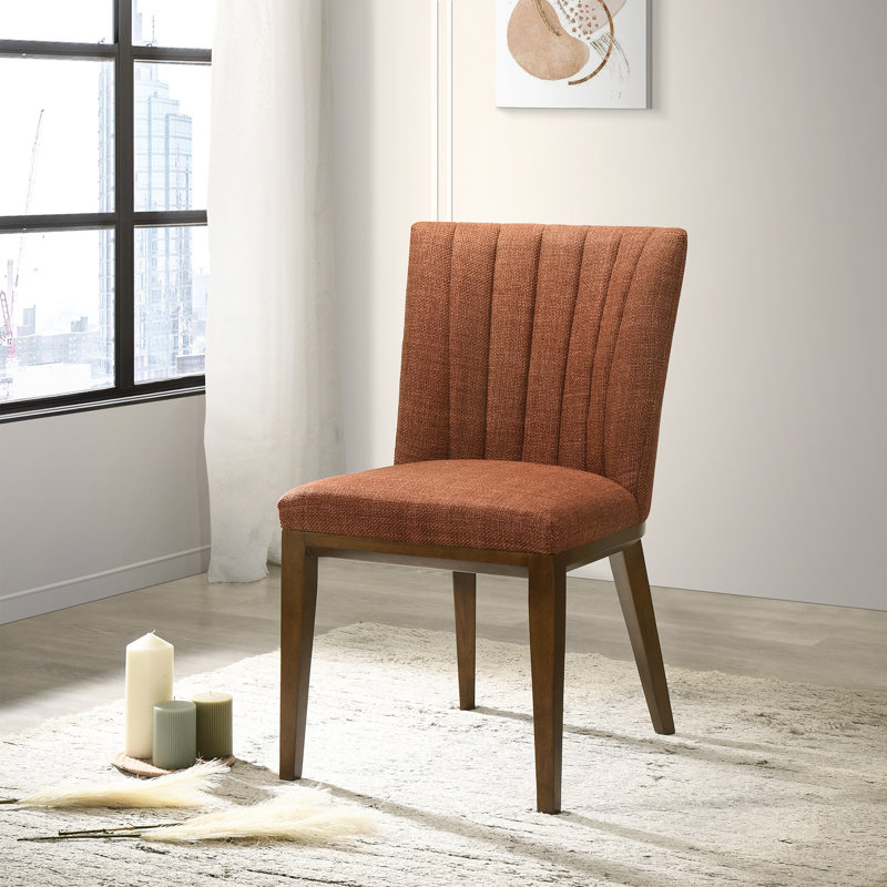 Chaise d'appoint Keyonn, Orange