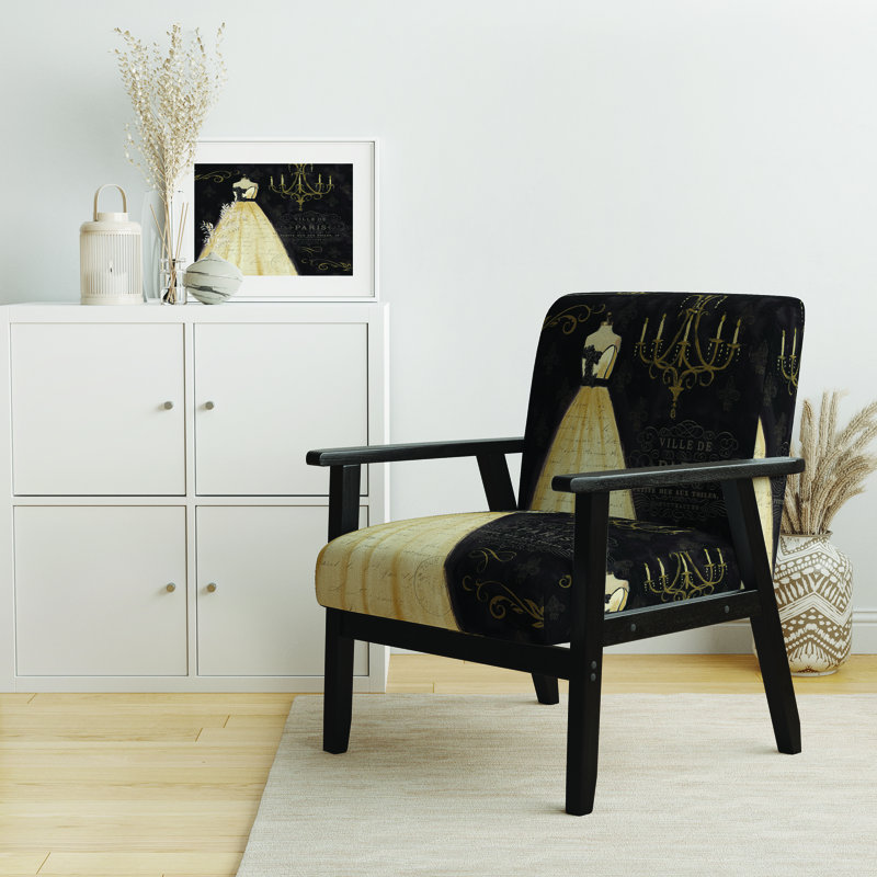 Chaise rembourrée Lynisha - French Chandeliers Couture III