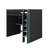 Full Size Wood Loft Bed With Desk,Open Wardrobe,Storage Compartments And RGB Lights-1006821492