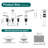 Topcraft Dual-Handle Wide-Spout Bathroom Faucet With Pop-Up Drain-123398896