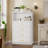 Modern Metal Drawer Dresser Chest Cabinet with Open Countertop-1280869848