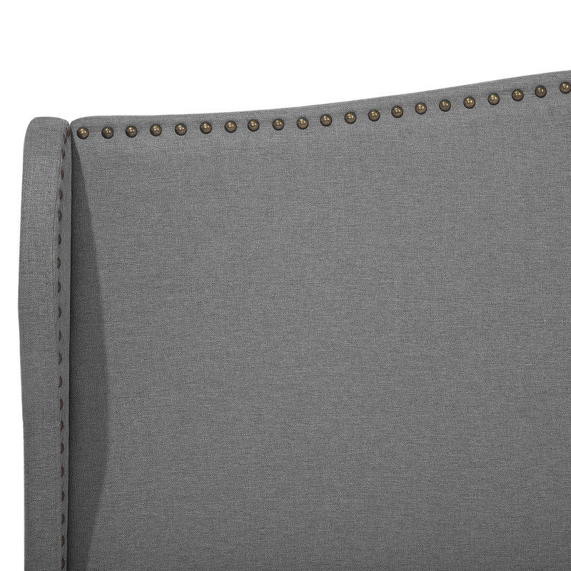 Colmar Upholstered Bed, Grey/Brown/Blue, Super King (6')