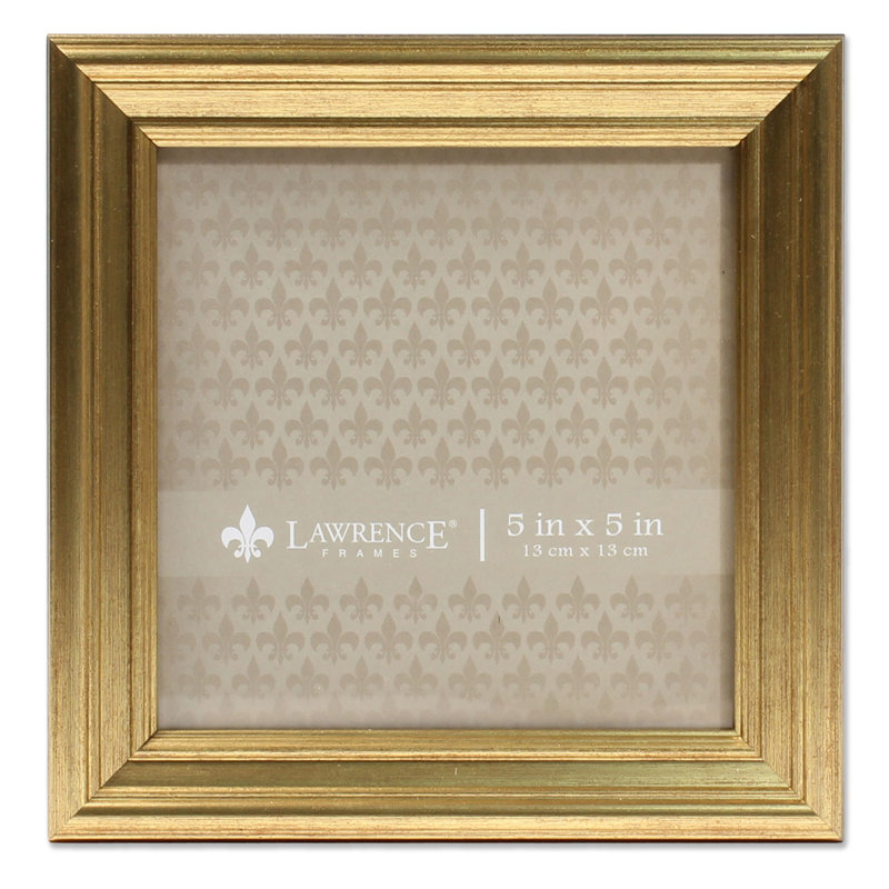 Willman Gold Matte Picture Frame, 5" x 5"