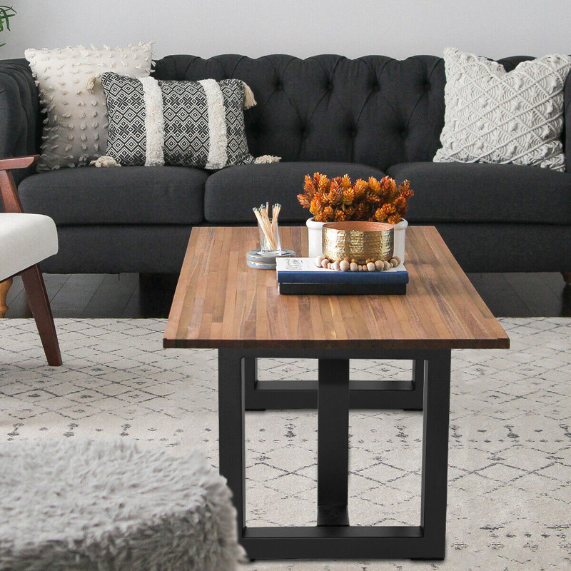 Pied de table en métal Ericia, H 16 po x l 15,75 po x P 10,47 po