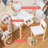 Kids 2 Piece Rectangular Arts And Crafts Table and Chair Set