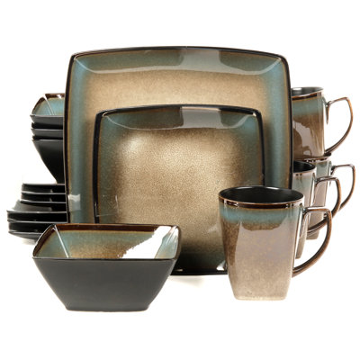 Gibson 16 Piece Dinnerware Set, Service for 4