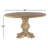 Lyons Round Solid Wood Dining Table-1831903731-1831903732