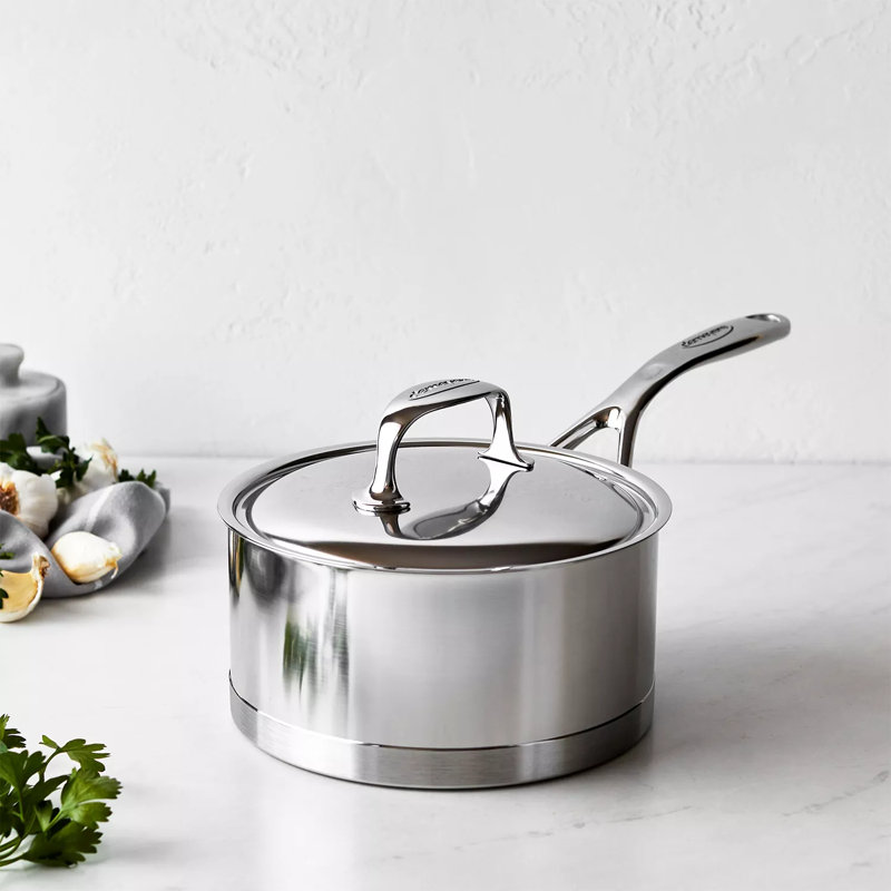 Demeyere Atlantis Stainless Steel Saucepan with Lid, 1.6 qt.