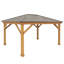 Amnah 5m x 4m Solid Wood Patio Gazebo