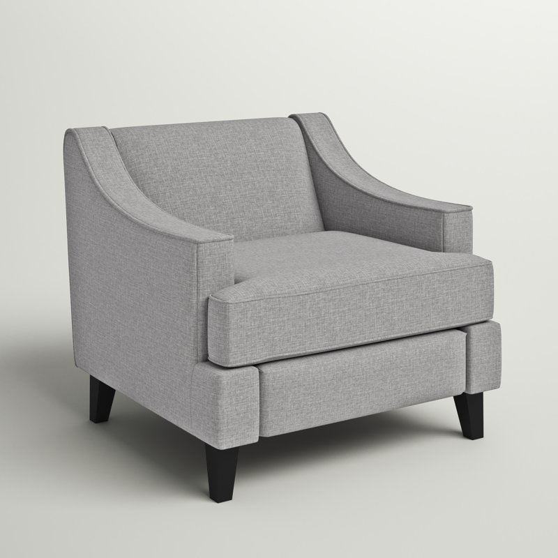 Fauteuil Rhinebeck, Lin gris étain