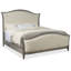 Ciao Bella Cal King Upholstered Bed- Speckled Gray