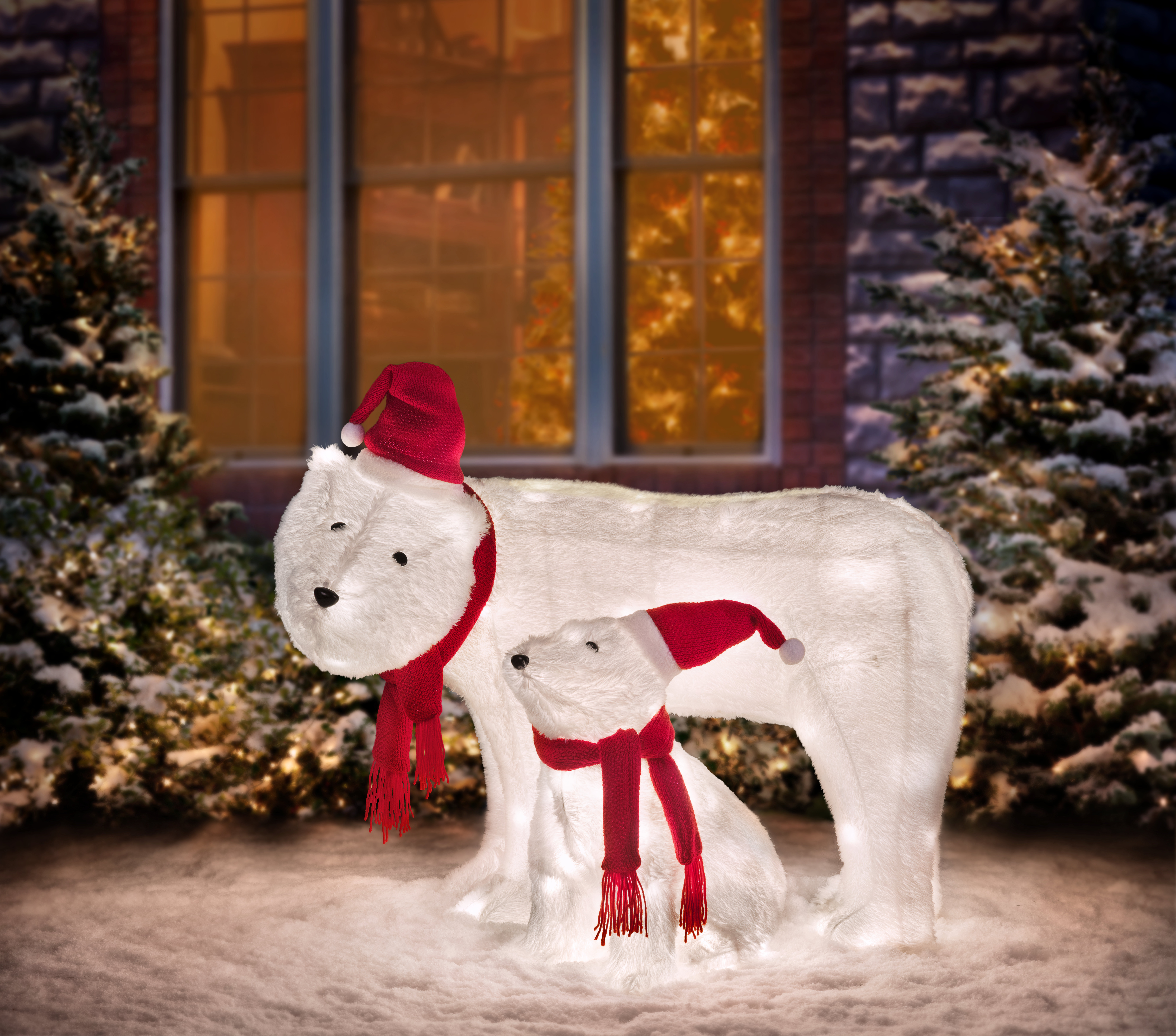 The Twillery Co.® 2 Piece Polar Bear Lighted Display Set & Reviews | Wayfair