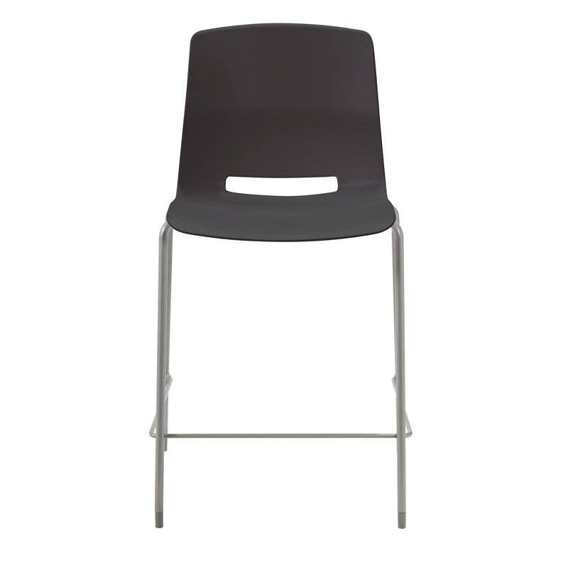 Wille Stacking Bar Stool, Black, Counter Stool (25" Seat Height)