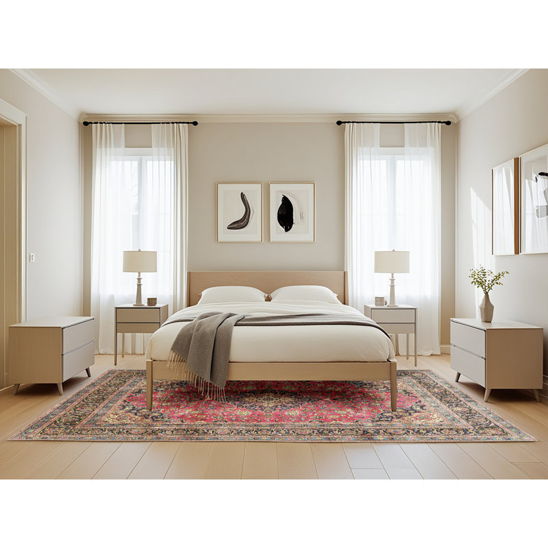 Oriental Indoor Rug, Rectangle 5' x 8'